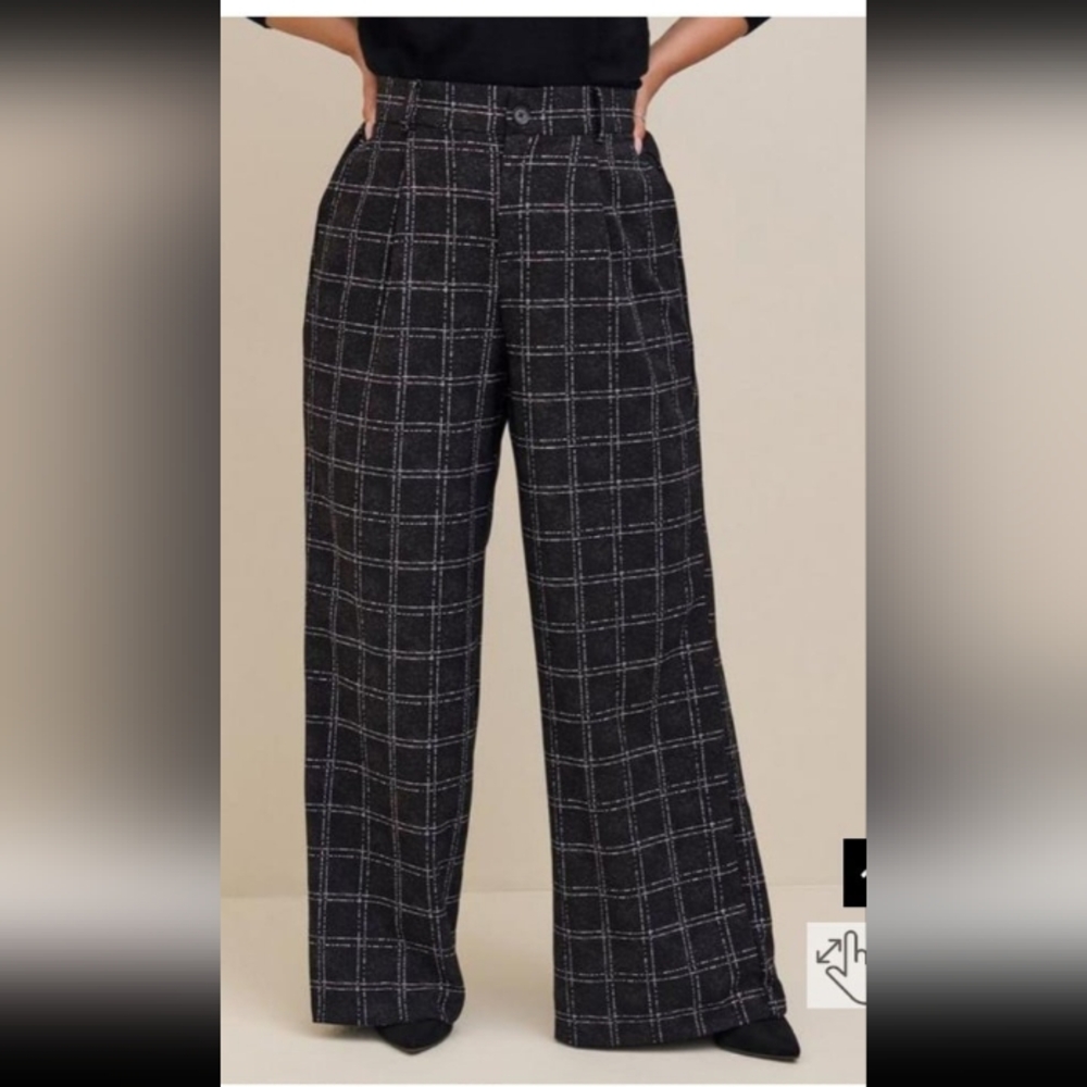 TORRID Striped High Waisted Trousers 🆕